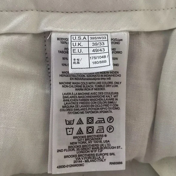 Brooks Brothers Plaid Cotton 10”‎ Shorts Men’s Size 33 (1076) - Picture 7 of 8